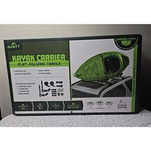Quest PAD00261 Transporting Kayak Carrier Flat Folding Cradle Black NEW